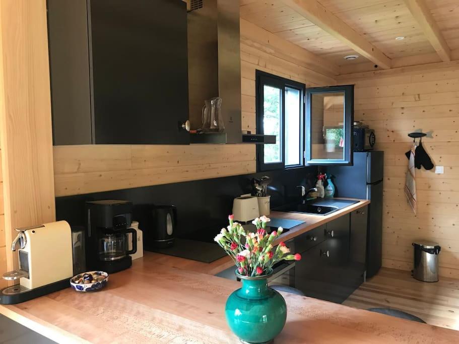 Maison De Bois En Pleine Nature A 20 Min De Beaune Montceau-et-Echarnant Exteriör bild