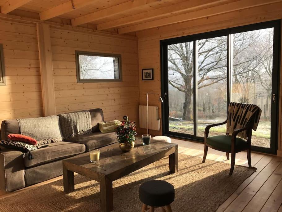 Maison De Bois En Pleine Nature A 20 Min De Beaune Montceau-et-Echarnant Exteriör bild