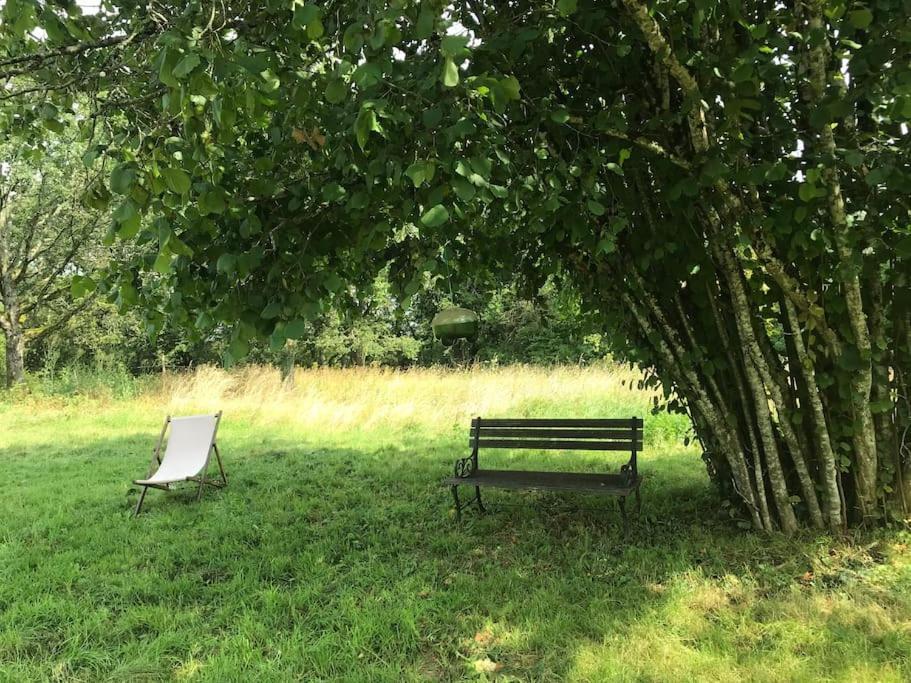 Maison De Bois En Pleine Nature A 20 Min De Beaune Montceau-et-Echarnant Exteriör bild