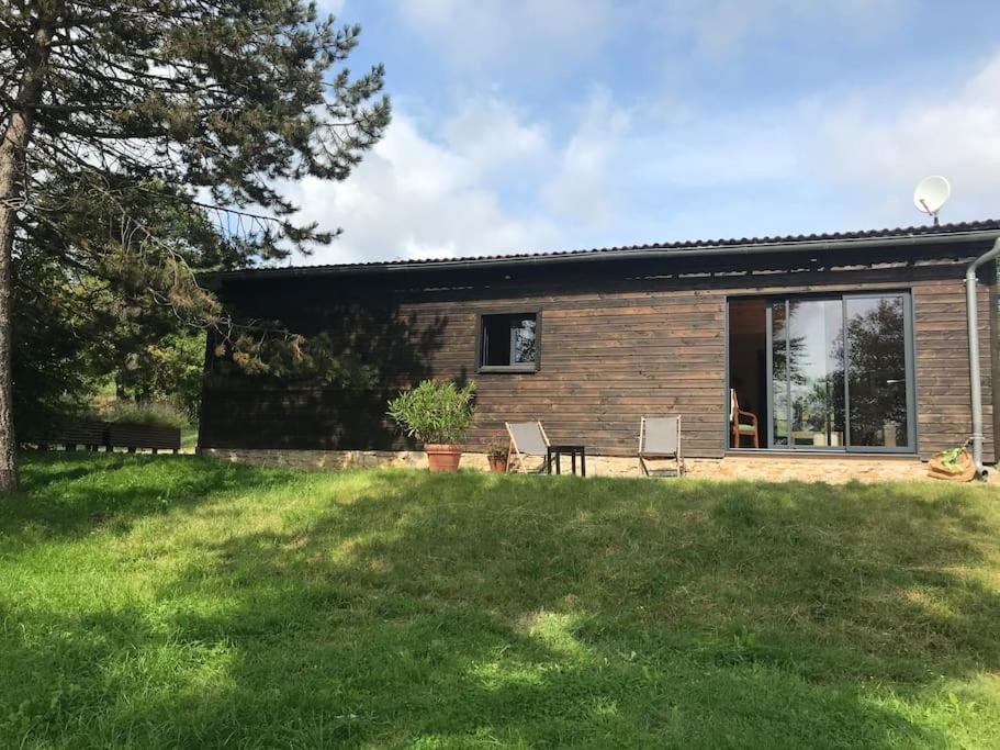 Maison De Bois En Pleine Nature A 20 Min De Beaune Montceau-et-Echarnant Exteriör bild